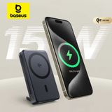  Pin Sạc Không Dây Baseus Nomos Qi2 Kickstand 10000mAh 45W (with Built-in USB-C Cable) 