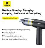  Máy Hút Bụi Cầm Tay Baseus AT Car (45W, 5000pa, 2000mAh*2pcs, <75dB) 