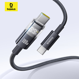  Cáp Sạc Nhanh C to C Baseus Display 2 100W (Digital Display, 480Mbps) 