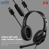  Tai nghe chụp tai có dây và mic EDIFIER USB K800 (Mic chống ồn) 
