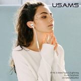 Tai Nghe Có Dây USAMS EP-41 (3.5mm/Type-C/Lightning, Bluetooth v5.0, 1.2m, Hi-Res Audio) 