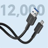  Cáp Sạc Nhanh USB to Type-C ANKER 322 A81H5 15W (480Mbps, Nylon Braided Cable) 