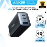  Củ Sạc Nhanh 2C+1A ANKER PowerPort III A2667 65W (GaN II Charger) 