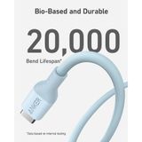  Cáp Sạc Nhanh C to C ANKER TPE Bio-Based 544 A80F1 140W (0.9m, 480Mbps) 