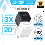  Củ Sạc Nhanh 1C ANKER A2347 20W (MultiProtect Safety System) 