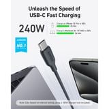  Cáp Sạc Nhanh C to C ANKER 543 A80E5 240W (0.9m, 480Mbps, Nylon Braided Cable) 