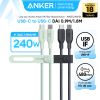  Cáp Sạc Nhanh C to C ANKER 543 A80E5 240W (0.9m, 480Mbps, Nylon Braided Cable) 