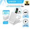  Đế Sạc Không Dây Từ Tính 3-in-1 Qi2 ANKER MagGo B2557 15W (MFi certified, Wireless PowerIQ™, Kèm củ sạc 40W và cáp sạc C to C) 