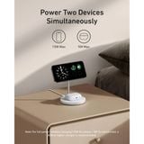  Đế Sạc Đứng Không Dây Từ Tính 2-in-1 Qi2 ANKER MagGo A2544 15W (Xoay Ngang 360° & Dọc 45°, Sạc Không Dây Chuẩn Qi2, Dual LED Charging Indicators) 
