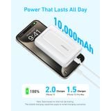  Pin Dự Phòng Từ Tính Kiêm Sạc Không Dây Qi ANKER Zolo A1684 10000mAh 30W (Sạc Không Dây 15W) 