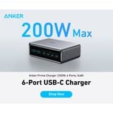 Trạm Sạc Nhanh 4C+2A ANKER Prime A2683 200W (ActiveShield™ 3.0) 
