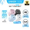  Củ Sạc Nhanh 1C ANKER Zolo A2699 20W (Ice-Cooled Chip, Al Temperature Control, Aerospace Grade GaN, Ultra-low Temperature, Anker's MultiProtect Superior Safety system) 