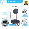  Đế Sạc Đứng Không Dây Từ Tính 2-in-1 Qi2 ANKER MagGo A2544 15W (Xoay Ngang 360° & Dọc 45°, Sạc Không Dây Chuẩn Qi2, Dual LED Charging Indicators) 