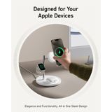 Đế Sạc Không Dây Từ Tính 3-in-1 Qi2 ANKER MagGo B25M3 15W (ActiveShield™, MultiProtect™, Kèm củ sạc và cáp sạc C to C) 