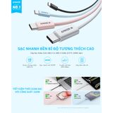  Cáp Sạc Nhanh C to C ANKER Zolo A8060 240W (1m, 480Mbps, Nylon Braided) 