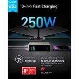  Pin Dự Phòng 2C+1A ANKER Prime A1340 27650mAh 250W (Smart LED Display, MultiProtect System, ActiveShield™ 2.0, Support App) 
