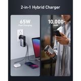  Pin Dự Phòng Kiêm Củ Sạc 2C+1A ANKER 733 Fusion GaNPrime A1651 10000mAh 65W (ActiveShield™ 2.0,  MultiProtect System) 
