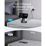  Đế Sạc Đứng Không Dây Từ Tính 2-in-1 Qi2 ANKER MagGo A25M7 15W (Xoay Ngang 360° & Dọc 50°-70°, Sạc Không Dây Chuẩn Qi2, ActiveShield™ 2.0) 