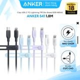 Cáp Sạc Nhanh C to Lightning ANKER 541 TPE Bio-Based A80A2 30W (1.8m, 480Mbps) 