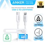  Cáp Sạc Nhanh C to Lightning ANKER 542 TPE Bio-Based A80B1 30W (480Mbps, MFi Certified) 