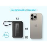 Pin Dự Phòng Từ Tính Kiêm Sạc Không Dây Qi Kèm Cáp Type-C ANKER Zolo A1685 10000mAh 30W (With Stand, Sạc Không Dây 7.5W) 