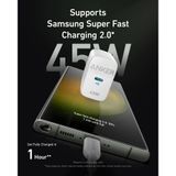  Củ Sạc Nhanh 1C ANKER 313 Ace A2643 45W (MultiProtect™, PowerIQ™ 3.0) 