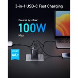  Củ Sạc Nhanh 2C+1A ANKER 737 Prime A2343 100W (PowerIQ™ 4.0, ActiveShield™ 2.0, GaN II, Anker GaNPrime™) 