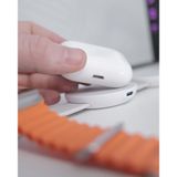 Đế Sạc Không Dây Từ Tính 3-in-1 Qi2 ANKER MagGo UFO B25M8 15W (Foldable Pad, Kèm củ sạc và cáp sạc C to C) 