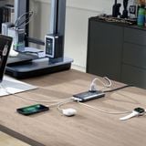  Trạm Sạc Đa Năng ANKER 727 GaNPrime A9126 100W (GaNPrime™, ActiveShield™ 2.0,  1*Wireless charging dock + 2*USB-C + 2*USB-A + 2*AC Outlets) 