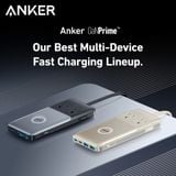  Trạm Sạc Đa Năng ANKER 727 GaNPrime A9126 100W (GaNPrime™, ActiveShield™ 2.0,  1*Wireless charging dock + 2*USB-C + 2*USB-A + 2*AC Outlets) 