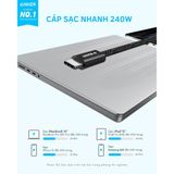  Cáp Sạc Nhanh C to C ANKER Zolo A8060 240W (1m, 480Mbps, Nylon Braided) 