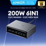  Trạm Sạc Nhanh 4C+2A ANKER Prime A2683 200W (ActiveShield™ 3.0) 