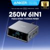  Trạm Sạc Nhanh 4C+2A ANKER GaNPrime A2345 250W (LCD Display, Smart Control Dial, Support APP, GaNPrime™, MultiProtect & ActiveShield™ 3.0, PowerIQ™ 4.0) 