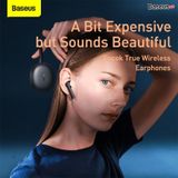  Tai nghe True Wireless Baseus Encok True Wireless Earphones W05 (Bluetooth 5.0, 4h sử dụng liên tục, cảm biến tiệm cận) 