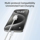  Cáp Sạc Nhanh USB to Type-C ROCK Z20 6A (1M, Nylon Braided) 