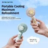  Quạt Cầm Tay Mini ROCK Crayon Shinchan Air Bubble (3W, 8H, 1200mAh, 3-Speed Power) 