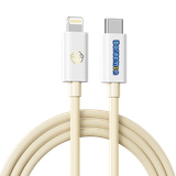  Cáp Sạc Nhanh Cho iPhone 14/15 Series ROCK Doraemon Fast Charging Cable (1M, 100W/6A, Doraemon Authentic Licensed) 