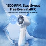  Quạt tích điện mini cầm tay RTAKO X5 High-Speed Cooling Fan (4800mAh, 15000RPM, sạc nhanh 20W, 3 Tốc Độ Quạt) 