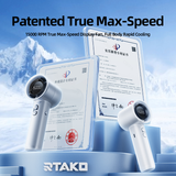  Quạt tích điện mini cầm tay RTAKO X5 High-Speed Cooling Fan (4800mAh, 15000RPM, sạc nhanh 20W, 3 Tốc Độ Quạt) 