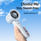  Quạt tích điện mini cầm tay RTAKO X5 High-Speed Cooling Fan (4800mAh, 15000RPM, sạc nhanh 20W, 3 Tốc Độ Quạt) 