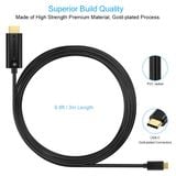  Cáp Type C sang HDMI Choetech XCH-0030 Type C to HDMI 4K@60Hz (3m, PVC Cable) 