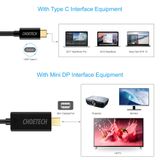  Cáp chuyển đổi Type C sang Mini DisplayPort Choetech XCM-1501 (XCM 1501, 1.8m, C to Mini DP Male 4K@60Hz, PVC Cable) 