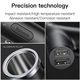  Bộ tẩu sạc mở rộng 3 trong 1 dùng cho xe hơi Baseus Y Type Dual USB (40W, 3.4A Fast Charge, Intelligent Car charger) 