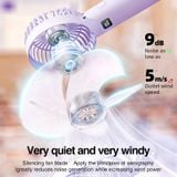  Quạt tuần hoàn tích điện mini cầm tay RTAKO BreezeFlow Y20 Foldable Circulation Fan (4W, 4800mAh, Pin Chờ 36H) 