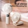  Quạt tuần hoàn tích điện mini cầm tay RTAKO BreezeFlow Y20 Foldable Circulation Fan (4W, 4800mAh, Pin Chờ 36H) 