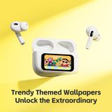  Tai Nghe Bluetooth TWS ROCK Crayon Shinchan S1 (Bluetooth v5.4, 16H, LCD Full-Color Touchscreen, 4 Trendy Lock Screen Wallpapers, 13mm Dynamic Driver, Hi-Fi Audio, Music & Gaming Modes, Equalizer Adjustment, Smart Bluetooth Control) 