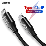  Cáp sạc và truyền dữ liệu Type C - Lightning Baseus Yiven New Series cho iPhone / iPad ( Fast Charging  Data Sync Cable) 