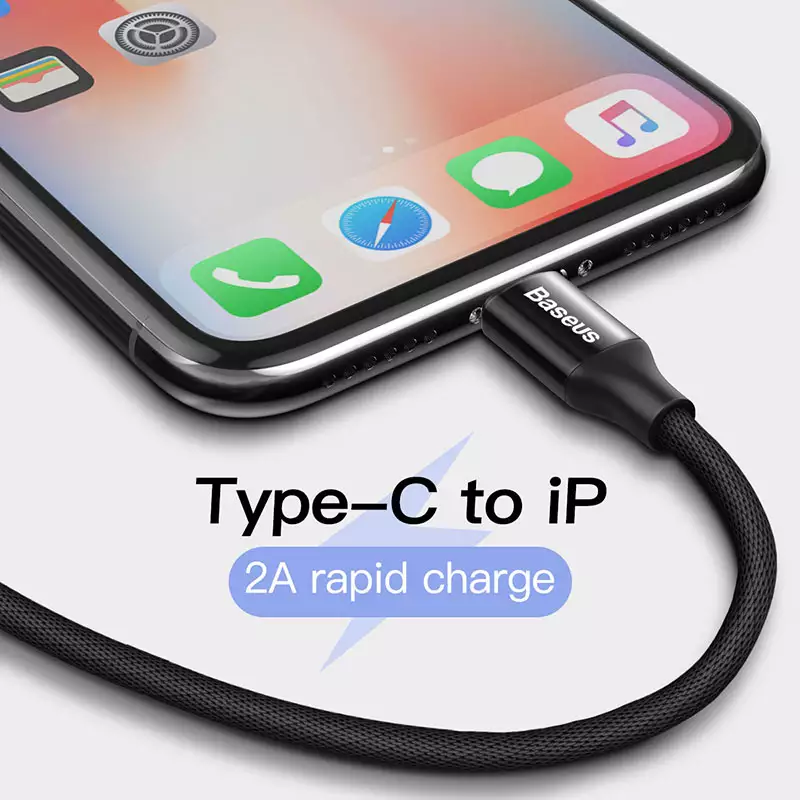 Cáp sạc và truyền dữ liệu Type C - Lightning Baseus Yiven New Series cho iPhone / iPad ( Fast Charging  Data Sync Cable) 