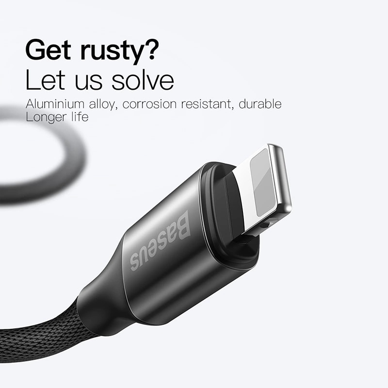  Cáp sạc và truyền dữ liệu Type C - Lightning Baseus Yiven New Series cho iPhone / iPad ( Fast Charging  Data Sync Cable) 
