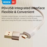  Cáp Sạc Nhanh 3 Đầu ROCK G20 Transparency Series 3 in 2 Multifunctional Fast Charging Cable 